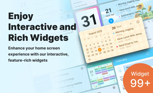 اسکرین شات 3 برنامه Calendar Planner - Agenda App