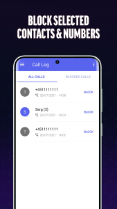 اسکرین شات 5 برنامه Call Blocker - Block Numbers