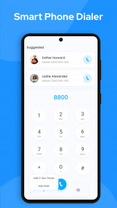 اسکرین شات برنامه Phone Call Dialpad - Caller ID 1