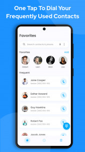 اسکرین شات برنامه Phone Call Dialpad - Caller ID 2