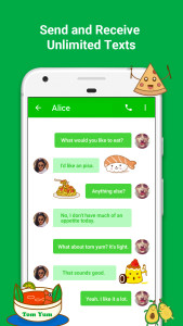 اسکرین شات 6 برنامه Call App:Unlimited Call & Text