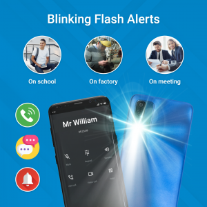 اسکرین شات برنامه Flash Alert : Call and Sms 1