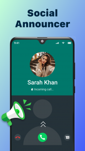اسکرین شات 4 برنامه Caller Name Announcer - SMS