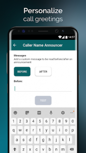 اسکرین شات برنامه Caller Name Announcer – Hands-Free Calling App 4