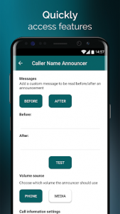 اسکرین شات برنامه Caller Name Announcer – Hands-Free Calling App 5