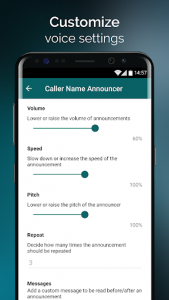اسکرین شات برنامه Caller Name Announcer – Hands-Free Calling App 6