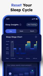اسکرین شات برنامه Calm Sleep Sounds & Tracker 8