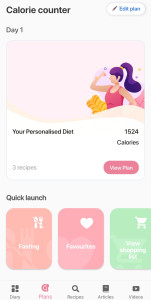 اسکرین شات 5 برنامه AI Calorie Counter App