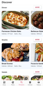 اسکرین شات 6 برنامه AI Calorie Counter App
