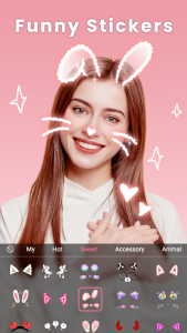 اسکرین شات برنامه Beauty Camera - Sweet Camera 3