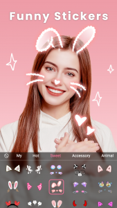 اسکرین شات 3 برنامه Beauty Camera - Sweet Camera