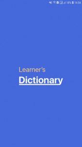 اسکرین شات برنامه Learner's Dictionary English 1