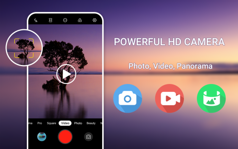 اسکرین شات 2 برنامه HD Camera-Filter Beautify XCam