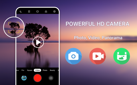 اسکرین شات برنامه HD Camera-Filter Beautify XCam 2