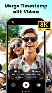 اسکرین شات 4 برنامه GPS Camera - Map Timestamp Cam