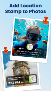 اسکرین شات 3 برنامه GPS Camera - Map Timestamp Cam