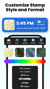 اسکرین شات 6 برنامه GPS Camera - Map Timestamp Cam