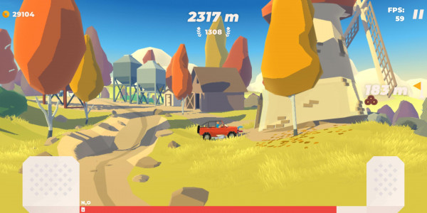 اسکرین شات بازی Hillside Drive: car racing 8