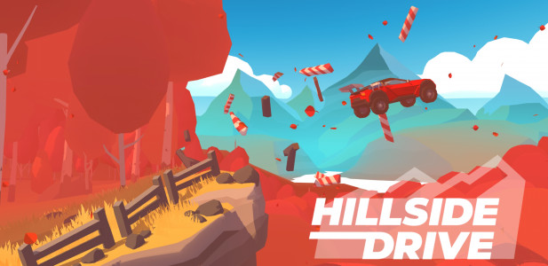 اسکرین شات بازی Hillside Drive: car racing 1