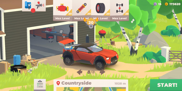 اسکرین شات بازی Hillside Drive: car racing 5