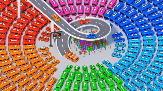 اسکرین شات 1 بازی Car Jam: Traffic Puzzle