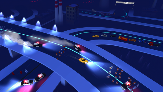 اسکرین شات 3 بازی Line Race: Police Pursuit