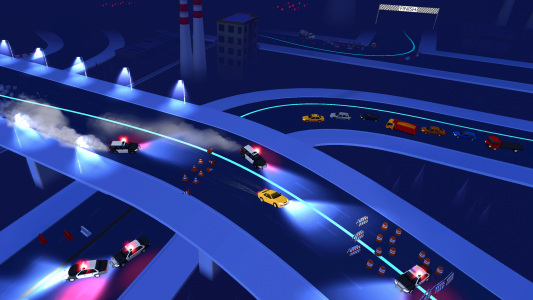 اسکرین شات بازی Line Race: Police Pursuit 3