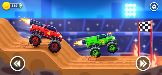 اسکرین شات 2 بازی Monster Truck Game for Kids 2+