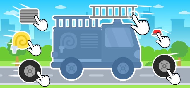 اسکرین شات 6 بازی Monster Truck Game for Kids 2+