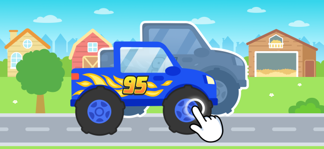 اسکرین شات 4 بازی Monster Truck Game for Kids 2+