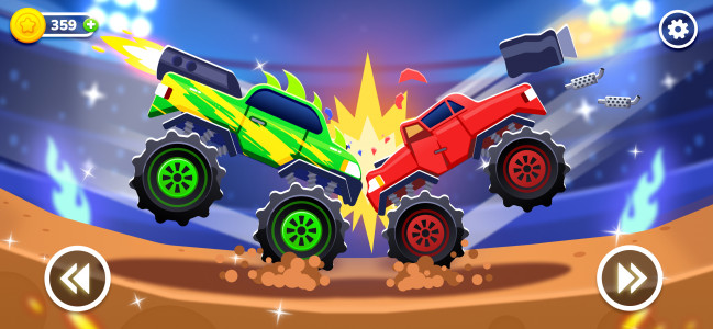 اسکرین شات 3 بازی Monster Truck Game for Kids 2+