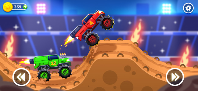 اسکرین شات 1 بازی Monster Truck Game for Kids 2+