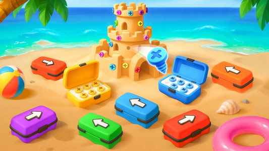 اسکرین شات 2 بازی Screw Escape 3D: Screw Puzzle