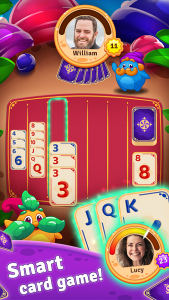 اسکرین شات بازی Gnomy Rummy: Shuffle Card Game 1