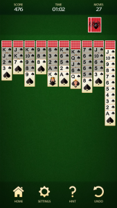 اسکرین شات بازی Spider Solitaire: Card Game 2