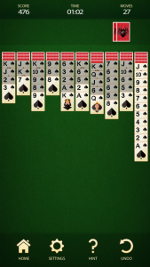 اسکرین شات 2 بازی Spider Solitaire: Card Game