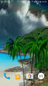 اسکرین شات برنامه Video Wallpapers: Paradise Islands 1