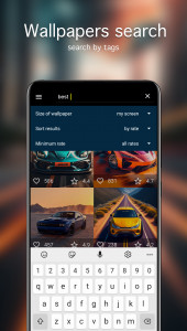 اسکرین شات 3 برنامه Car Wallpapers 4K