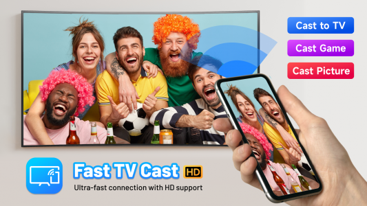 اسکرین شات برنامه Screen Mirroring: Fast TV Cast 1