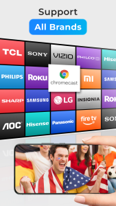 اسکرین شات 2 برنامه Cast to TV, Chromecast & Roku