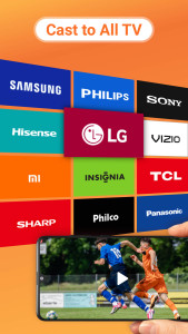 اسکرین شات 2 برنامه Cast to TV, Chromecast & Roku