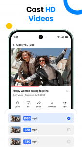 اسکرین شات 4 برنامه Cast to Chromecast, Roku, & TV