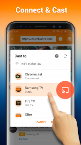 اسکرین شات برنامه Cast to TV/Chromecast/Roku 3