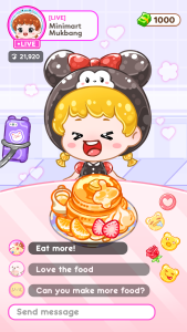 اسکرین شات 6 بازی ASMR Girl: Livestream Mukbang