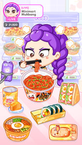 اسکرین شات 1 بازی ASMR Girl: Livestream Mukbang