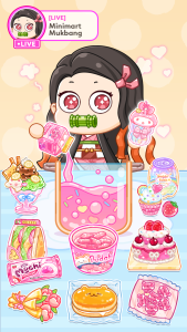 اسکرین شات 3 بازی ASMR Girl: Livestream Mukbang