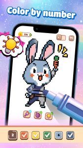 اسکرین شات 2 بازی Pixel Number - DIY Coloring