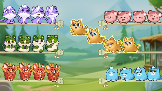 اسکرین شات بازی Cat Sort Puzzle: Cute Pet Game 8