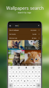 اسکرین شات برنامه Cat Wallpapers & Cute Kittens 3