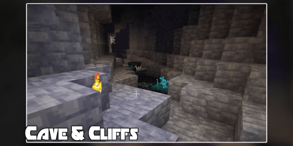 اسکرین شات برنامه Mod Caves and Cliffs Update for MCPE 3